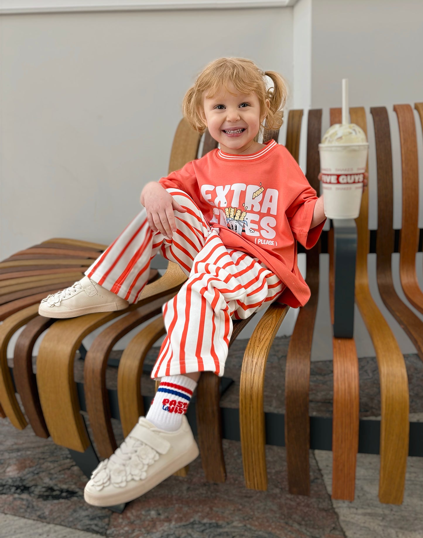 Diner Stripe Play Pants