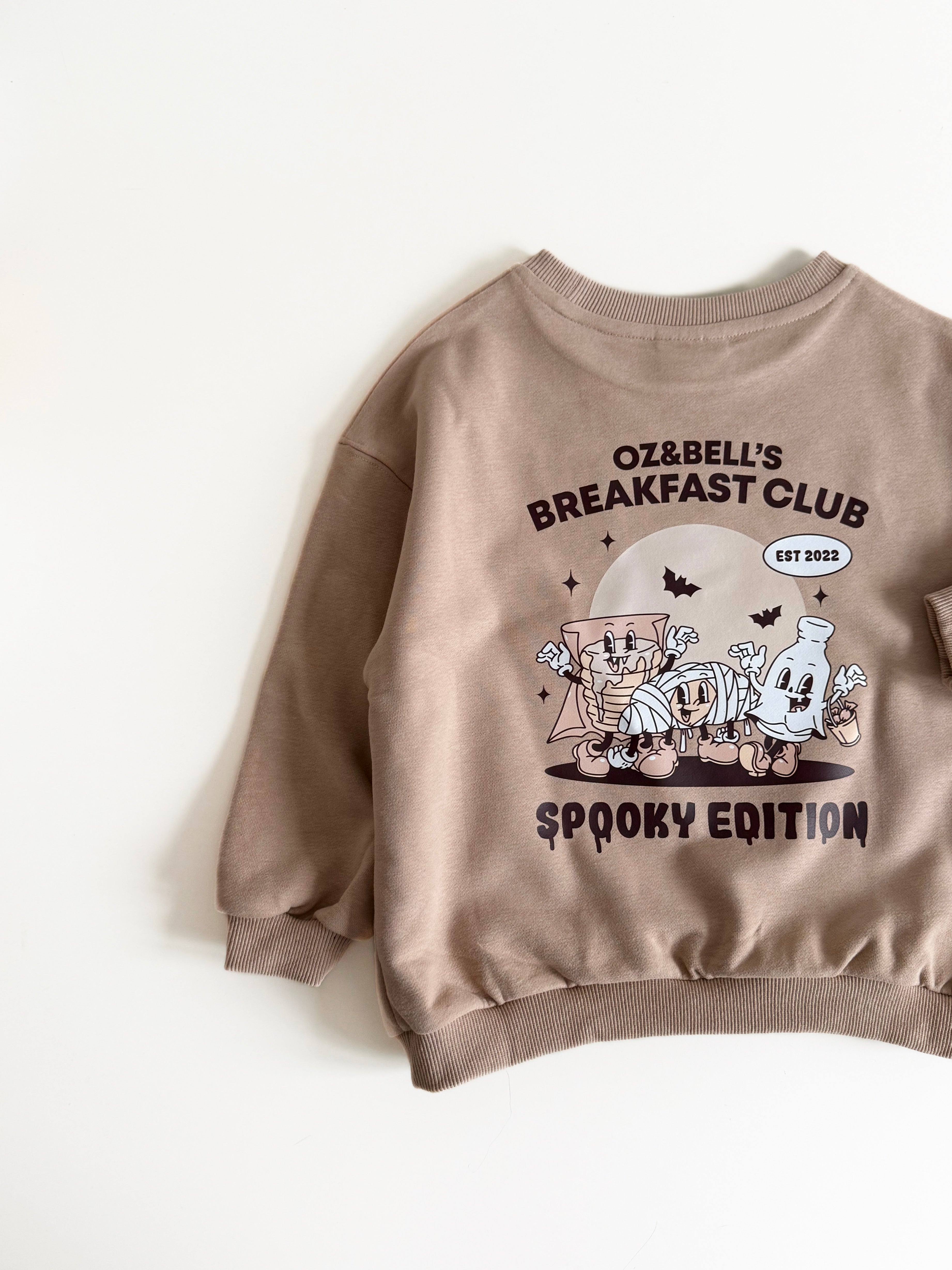The Breakfast Club: Spooky Edition Sweatshirt in Oak – OZ BELL