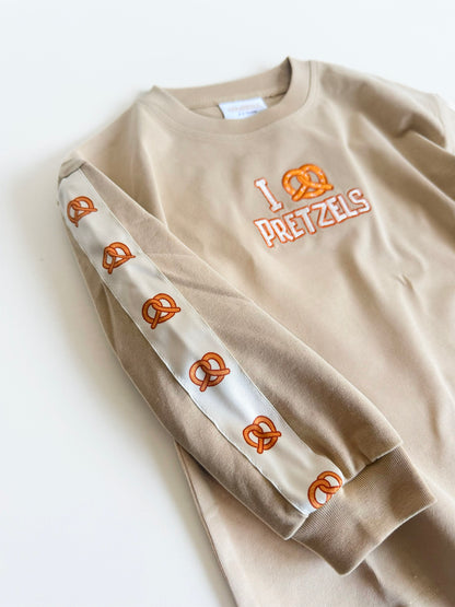 I Love Pretzels Long Sleeve T-Shirt