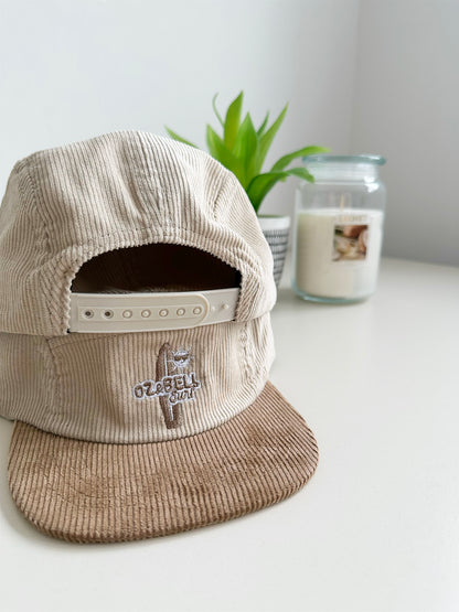 The Surf Corduroy 5 Panel Snap Cap Hat