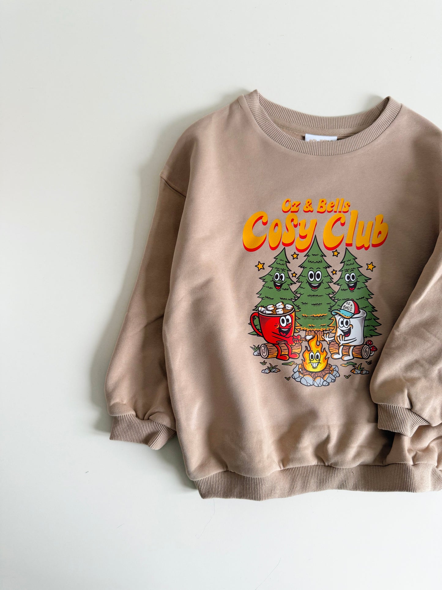 Cosy Club Sweatshirt in Oak