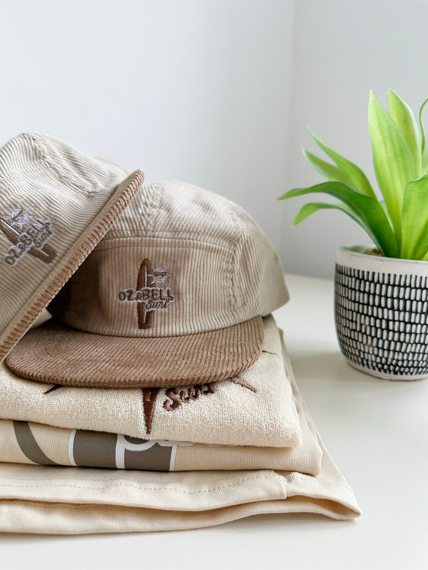 The Surf Corduroy 5 Panel Snap Cap Hat