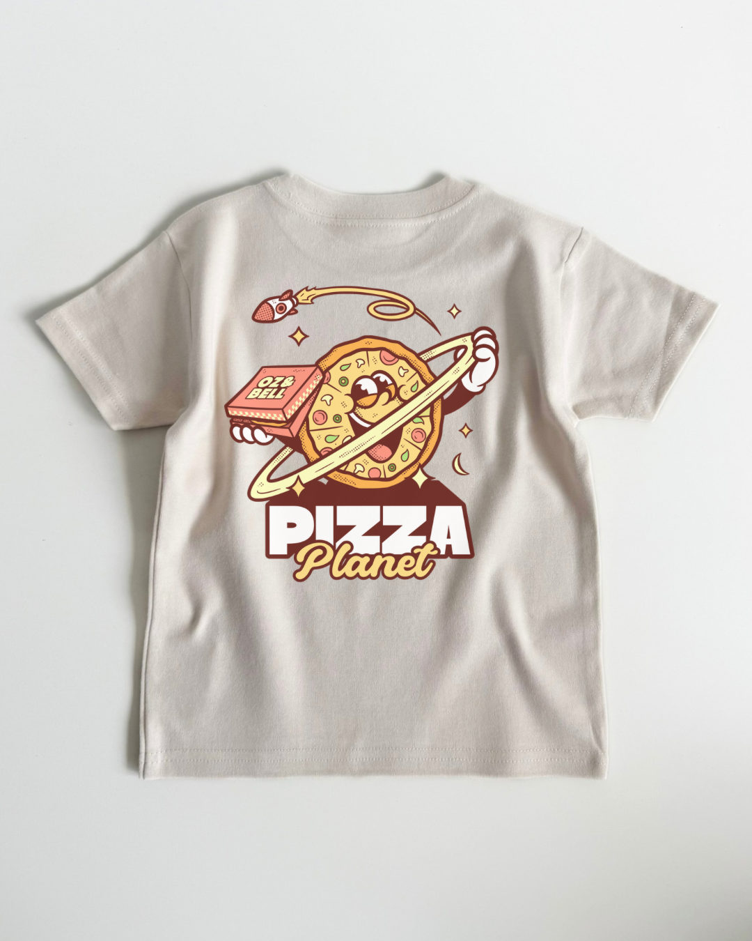 Pizza Planet Short Sleeve T-shirt in Neutral