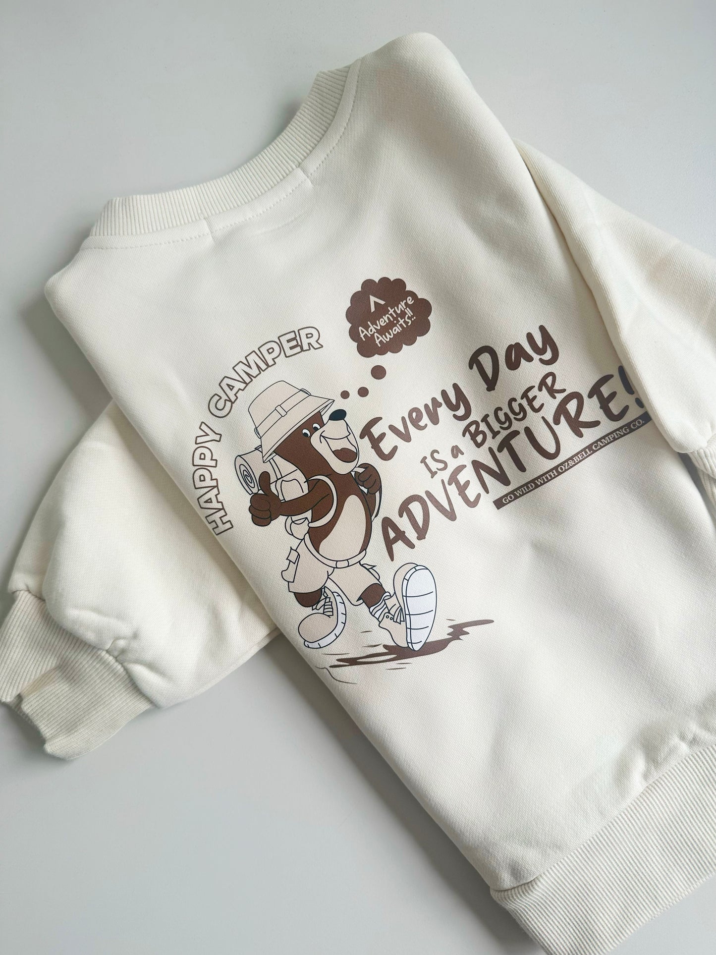 Adventure awaits Buttercream Sweatshirt