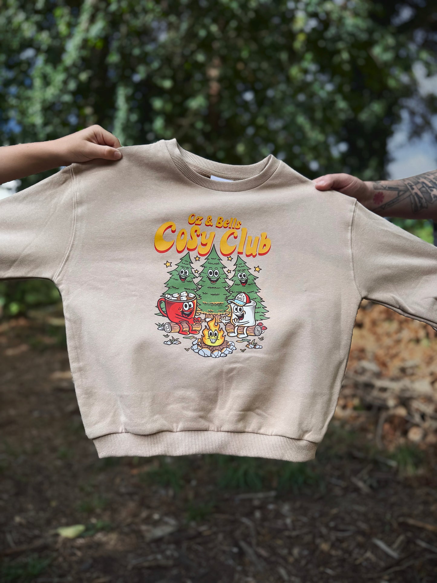 Cosy Club Sweatshirt in Oak