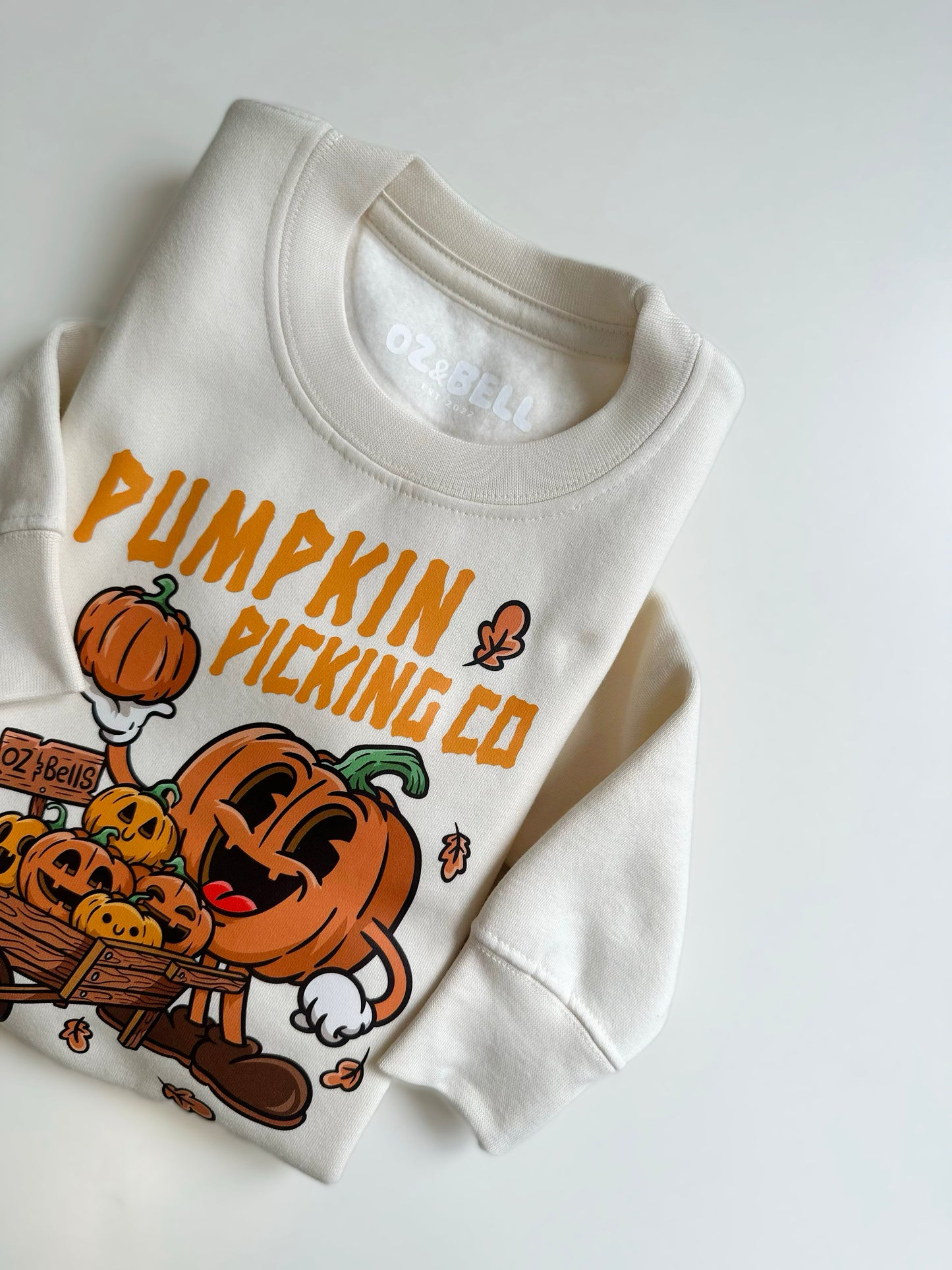 Pumpkin Pals Sweatshirt Whipped Cream