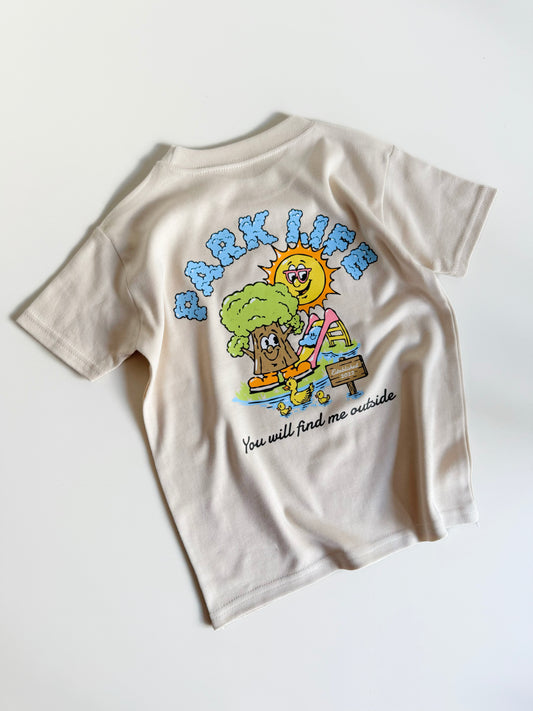 Park Life 100% Cotton T-shirt in Neutral