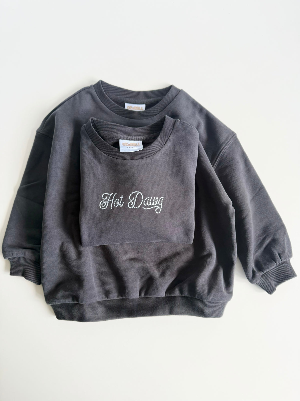 Hot Dawg Sweatshirt in Charcoal