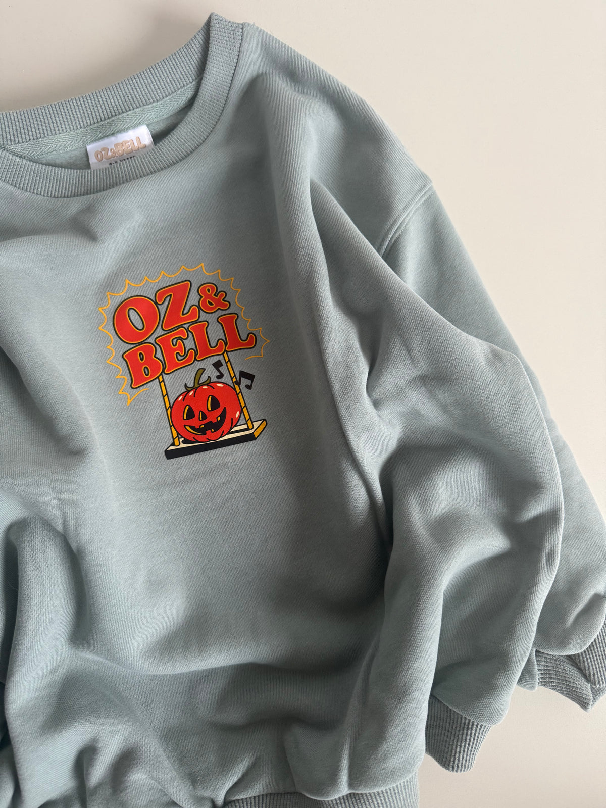 Ready To Ship: Park Life After Dark Sweatshirt in Mist 4-5 Years