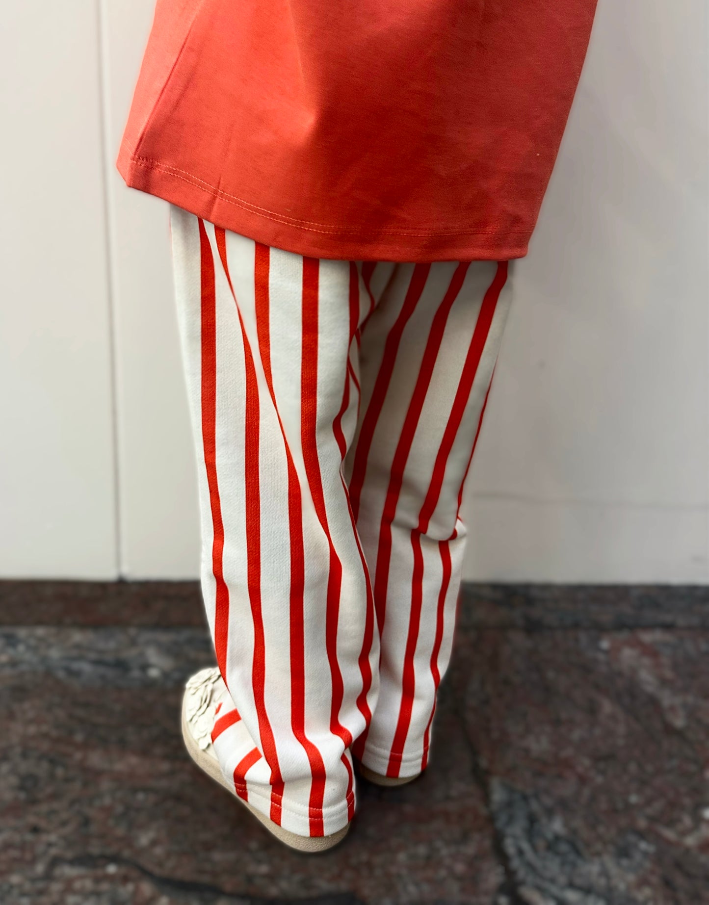 Red Stripe Play Pants