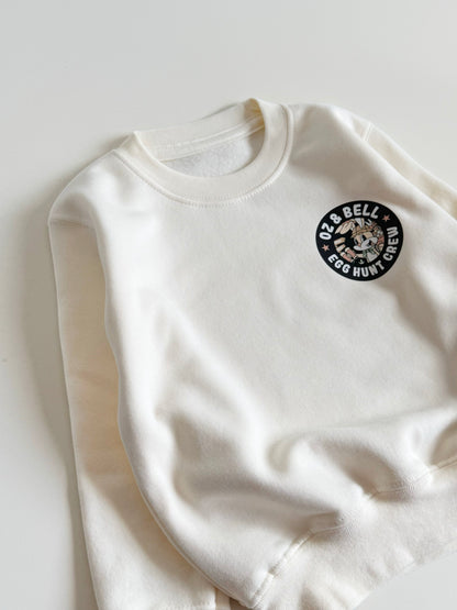 Limited Edition Egg Hunt Sweatshirt in Cream