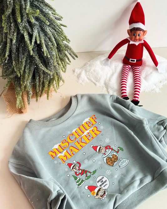 Making Mischief Sweatshirt in Mist