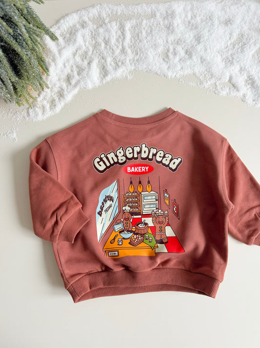 Gingerbread Bakery Sweatshirt in Chestnut