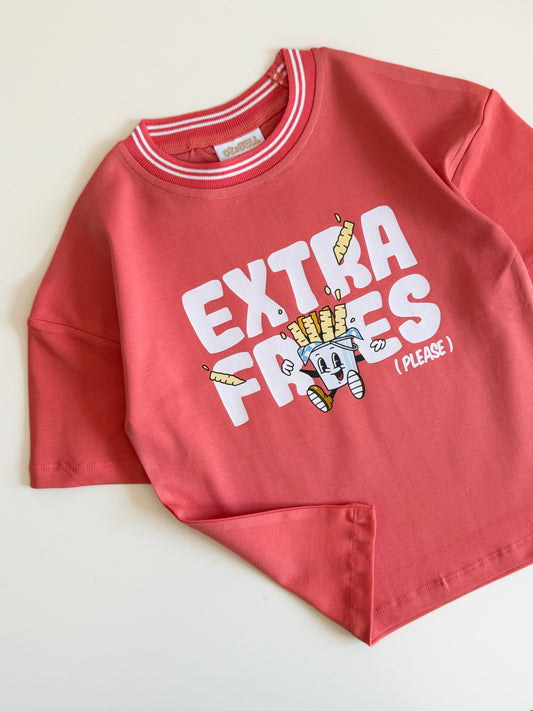 Extra Fries (Please) Short Sleeve T-shirt (12-18 months)