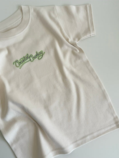 Costal Cowboy Short Sleeve T-shirt In Neutral, 100% Cotton