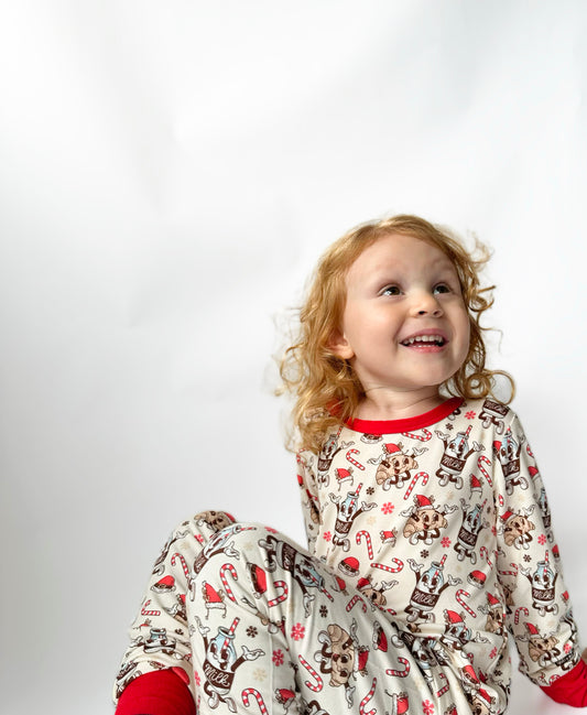 Mini & Me Festive Breakfast Club Pyjamas