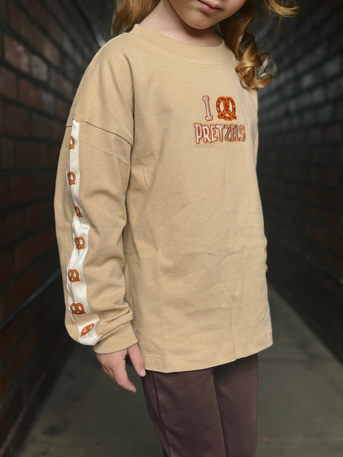 I Love Pretzels Long Sleeve T-Shirt